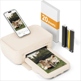 HPRT Photo Printer 4×6”, Wi-Fi Full-Color Instant Phone Phtoto Printer for iPhone, Android, Smartphone, Thermal Dye-Sublimation Impresora De Fotos for Home Use, + 20 Sheets Photo Paper & 1 Ribbon