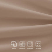 Lux Decor 4 Pieces Solid Bedsheets - 1800 Series Stylish Comfy Bedding Sheet Set - Hotel Luxury Skin Friendly Cooling Sheets & Embroidered Pillowcases