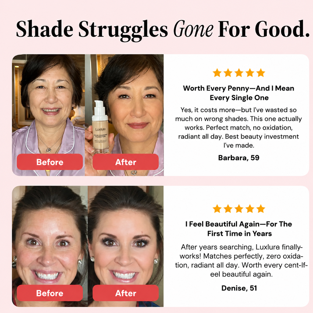 Luxlora- Color Changing Foundation