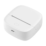 Gloryang JD-23 Sticker Printer, Mini Portable Thermal Printer Print Pod, Inkless Bluetooth Label Maker with Smart App for Phone & Tablet for Office & Home Use, 2 Rolls Sticker Paper, White