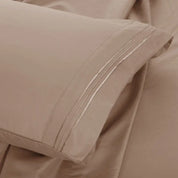 Lux Decor 4 Pieces Solid Bedsheets - 1800 Series Stylish Comfy Bedding Sheet Set - Hotel Luxury Skin Friendly Cooling Sheets & Embroidered Pillowcases