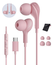 USB C Headphones for Samsung Galaxy S26 S25 S24 Ultra iPhone 17 Air 16 Pro 17 Pro Max S23 S22 A56 A55 A26 A17 A16 Pixel Xiaomi Wired Earbuds Magnetic in-Ear Type C Earphone with Microphone Stereo