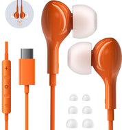 USB C Headphones for Samsung Galaxy S26 S25 S24 Ultra iPhone 17 Air 16 Pro 17 Pro Max S23 S22 A56 A55 A26 A17 A16 Pixel Xiaomi Wired Earbuds Magnetic in-Ear Type C Earphone with Microphone Stereo