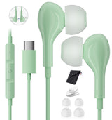 USB C Headphones for Samsung Galaxy S26 S25 S24 Ultra iPhone 17 Air 16 Pro 17 Pro Max S23 S22 A56 A55 A26 A17 A16 Pixel Xiaomi Wired Earbuds Magnetic in-Ear Type C Earphone with Microphone Stereo