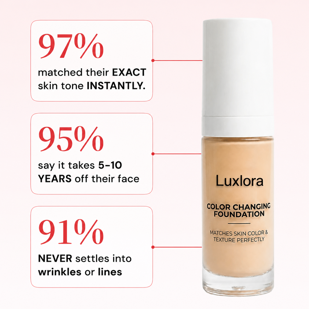 Luxlora- Color Changing Foundation