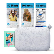 HP Sprocket 2x3 Instant Smartphone Photo Printer - Portable Color Wireless Mobile Printer - Zink Sticky-Back Photos - Print from Compatible iOS & Android Devices with Bluetooth w/Fun App - Purple