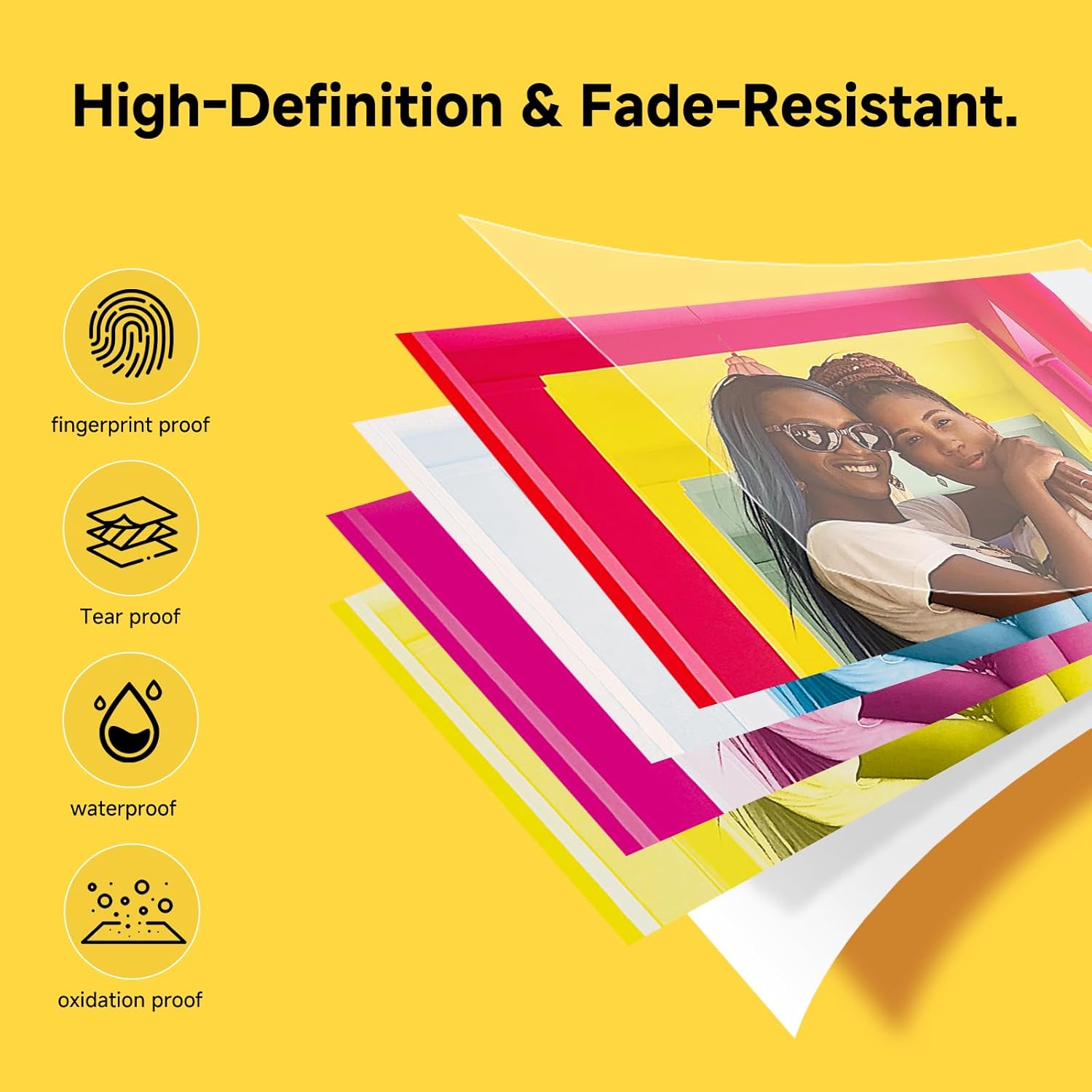 HPRT CP2100 Portable Photo Printer for iPhone & Android | 2x3 Mini Instant Color Picture Printer | Bluetooth 5.0 & 4-Pass Dye-Sublimation Tech | w/10 Paper & Type-C Cable (Grey)