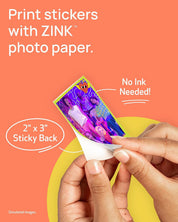 Canon Ivy 2 Mini Photo Printer, Print from Compatible iOS & Android Devices, Sticky-Back Prints, Pure White