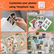 HPRT CP2100 Portable Photo Printer for iPhone & Android | 2x3 Mini Instant Color Picture Printer | Bluetooth 5.0 & 4-Pass Dye-Sublimation Tech | w/10 Paper & Type-C Cable (Grey)