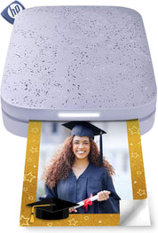 HP Sprocket 2x3 Instant Smartphone Photo Printer - Portable Color Wireless Mobile Printer - Zink Sticky-Back Photos - Print from Compatible iOS & Android Devices with Bluetooth w/Fun App - Purple