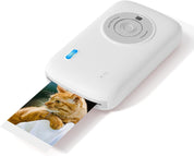 HPRT CP2100 Portable Photo Printer for iPhone & Android | 2x3 Mini Instant Color Picture Printer | Bluetooth 5.0 & 4-Pass Dye-Sublimation Tech | w/10 Paper & Type-C Cable (Grey)