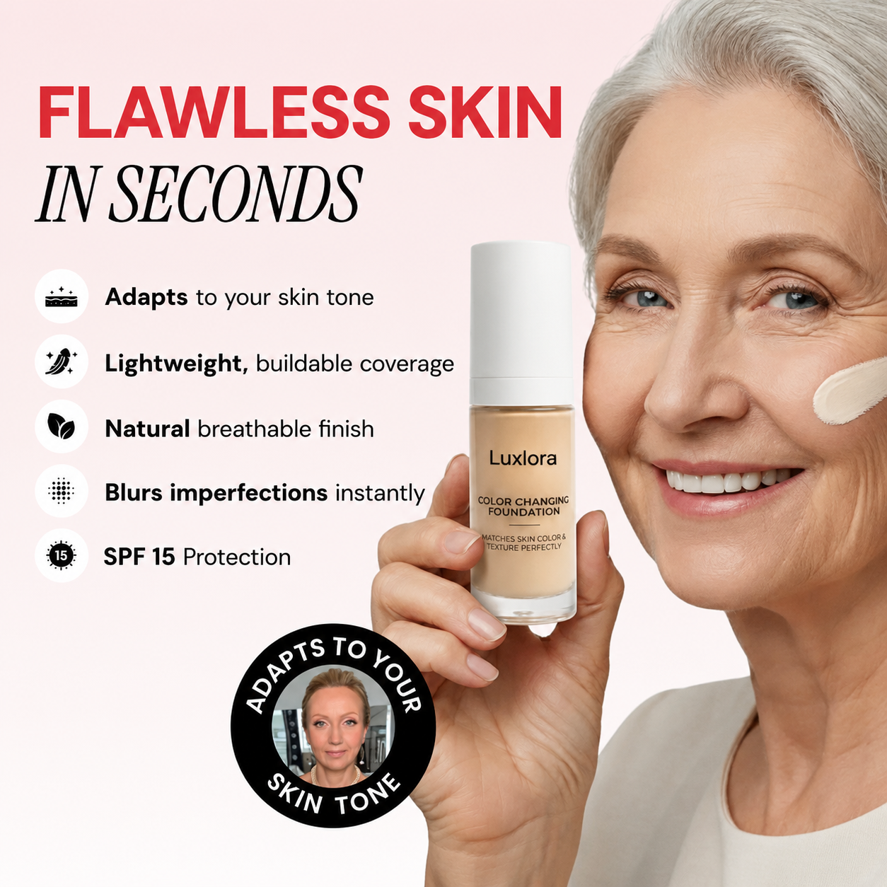 Luxlora- Color Changing Foundation