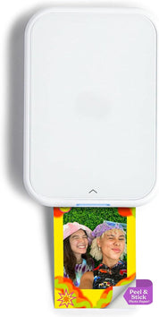 Canon Ivy 2 Mini Photo Printer, Print from Compatible iOS & Android Devices, Sticky-Back Prints, Pure White