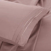 Lux Decor 4 Pieces Solid Bedsheets - 1800 Series Stylish Comfy Bedding Sheet Set - Hotel Luxury Skin Friendly Cooling Sheets & Embroidered Pillowcases