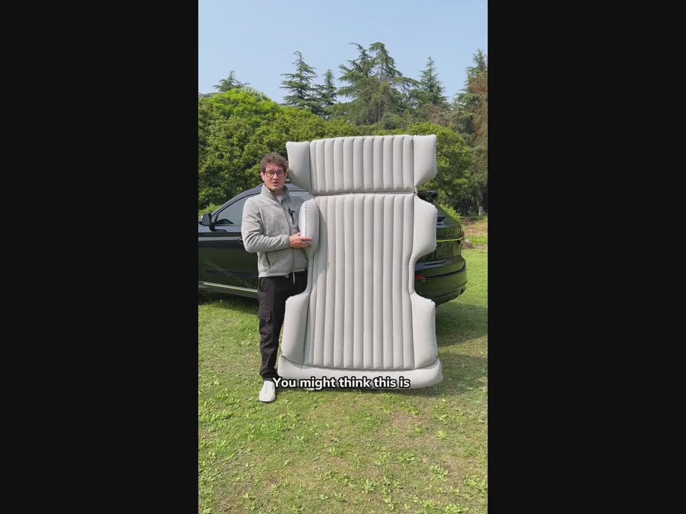 SUV Trunk Inflatable Car Air Mattress, Full Size Back Seat Camping Air Bed for Road Trips